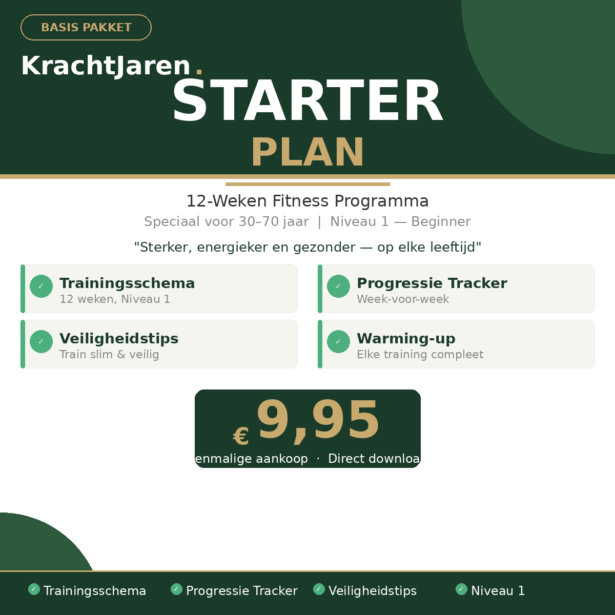 KrachtJaren Starter Plan